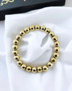 Fortune Forge – Golden Pyrite Bracelet