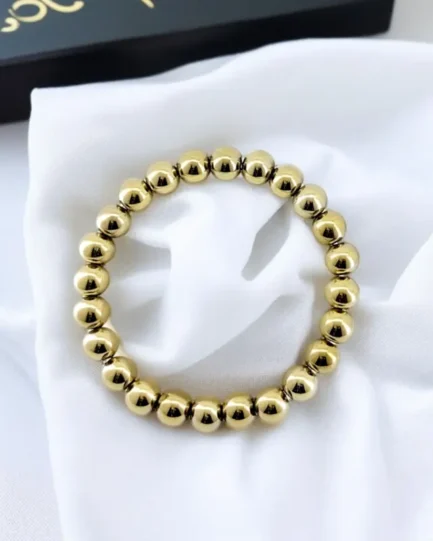 Fortune Forge – Golden Pyrite Bracelet