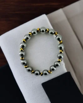 Grounded Strength Hematite Bracelet – Designed for Protection & Focus