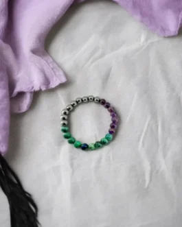 MindShield: Azurite, Hematite & Amethyst Clarity & Protection Bracelet