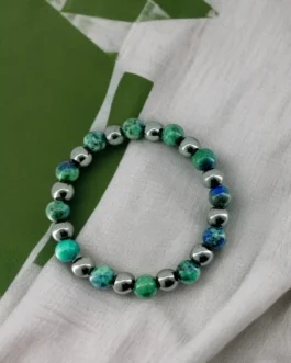 Mystic Mind: Azurite & Hematite Intuition Bracelet