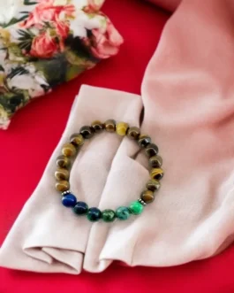 Inner Vision & Power Bracelet – Azurite & Tiger Eye