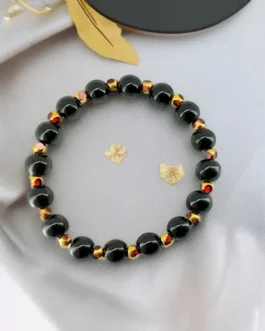 Shadow Shield Bracelet – Black Obsidian for Protection & Power