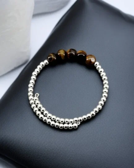 Bold Focus – Tiger Eye Strength Bracelet - Image 2