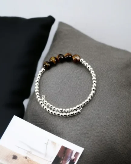 Bold Focus – Tiger Eye Strength Bracelet - Image 3