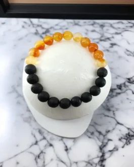 Ignite Energy: Carnelian & Lava Stone Healing Bracelet