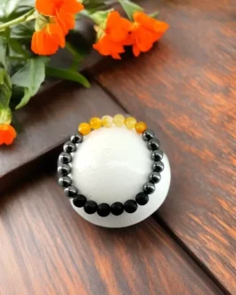 FireCore: Carnelian, Lava & Hematite Energy Bracelet