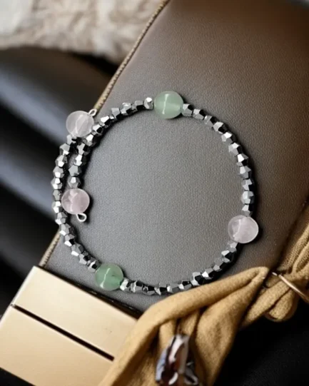 Harmony Bloom" Crystal Healing Bracelet
