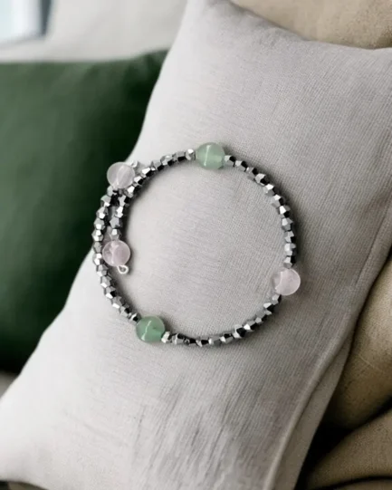Harmony Bloom" Crystal Healing Bracelet - Image 2