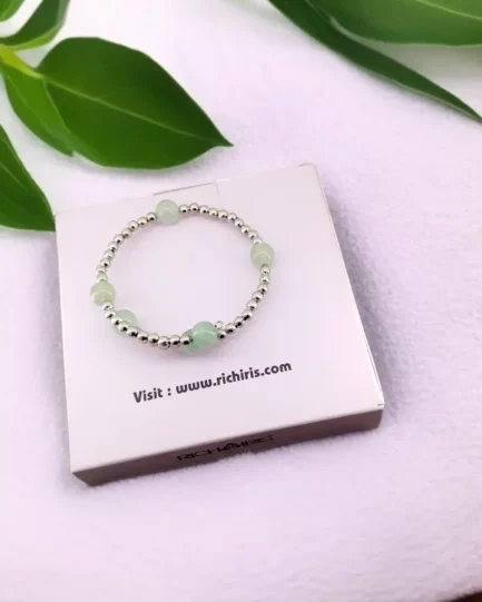 Green Aventurine Serenity Bracelet – For Luck & Inner Calm - Image 2
