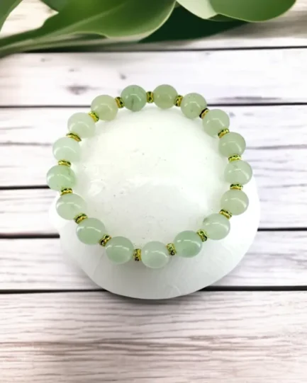 Luck & Harmony Green Aventurine Bracelet – Designed for Abundance & Calm