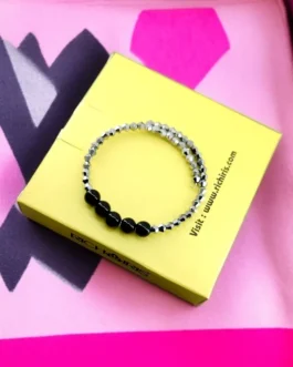 Obsidian Black Protection Bracelet – Grounding, Shielding & Clarity
