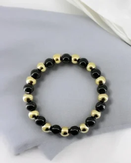 Shadow Guard: Obsidian & Hematite Protection Bracelet