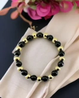 Shadow Guard: Obsidian & Hematite Protection Bracelet