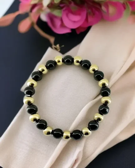 Shadow Guard: Obsidian & Hematite Protection Bracelet - Image 2