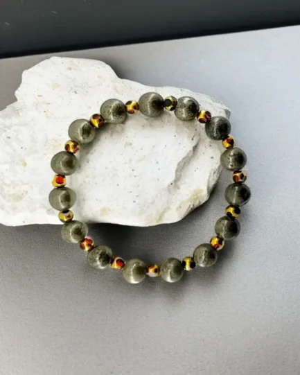 Pyrite Power Bracelet – Confidence, Prosperity & Energy Boost