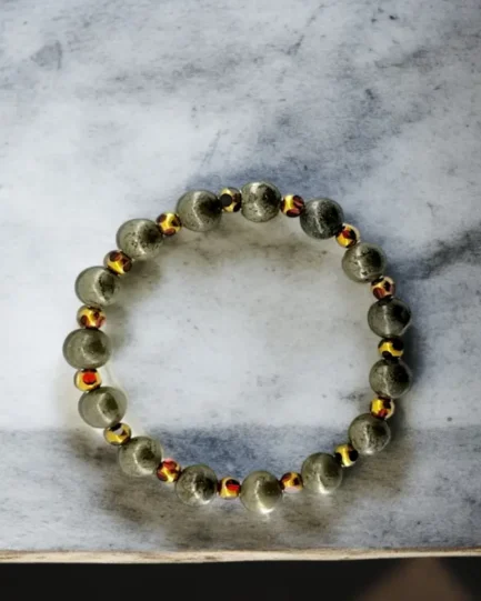 Pyrite Power Bracelet – Confidence, Prosperity & Energy Boost - Image 2
