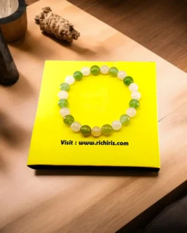 Heart Bloom: Rose Quartz & Aventurine Love & Abundance Bracelet