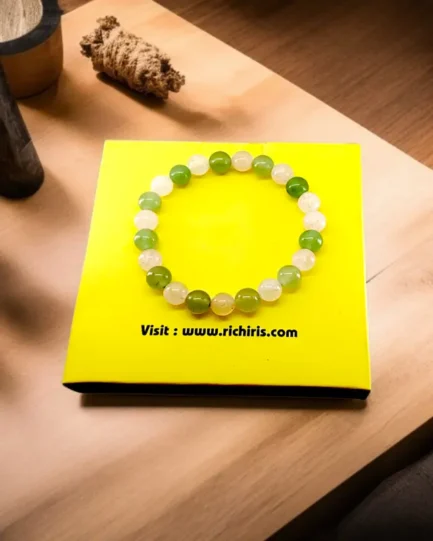 Heart Bloom: Rose Quartz & Aventurine Love & Abundance Bracelet