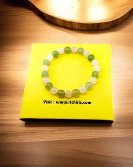 Heart Bloom: Rose Quartz & Aventurine Love & Abundance Bracelet