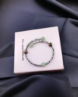 Rhodonite & Green Aventurine Healing Bracelet – Love, Healing & Emotional Balance