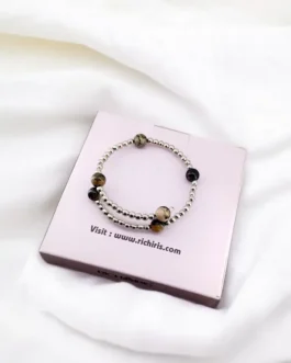 Rhodonite Heart Harmony Bracelet