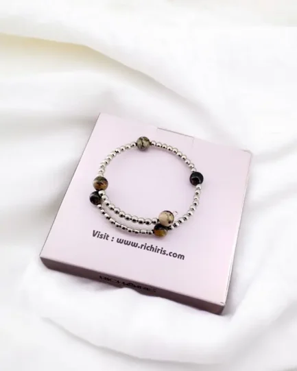 Rhodonite Heart Harmony Bracelet