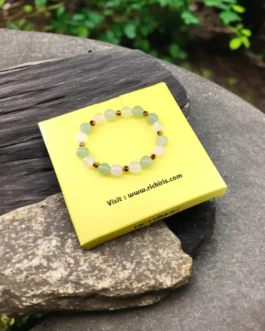 Rose Quartz & Aventurine Bracelet – Love, Healing & Prosperity