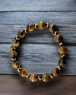 Tiger Eye Healing Bracelet – Confidence, Protection & Grounding