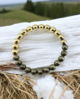 Wealth Warrior: Pyrite & Golden Pyrite Abundance Bracelet