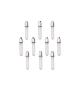 glass jewelry 10 Pieces Name on Rice Glass Vial Pendant 6mm Neck Width Glass Vial, Locket