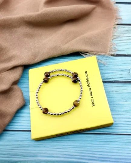 Focused Strength Tiger Eye Bracelet - Image 3