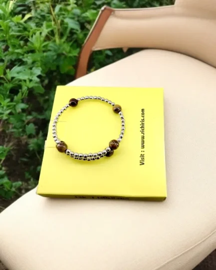 Focused Strength Tiger Eye Bracelet - Image 4